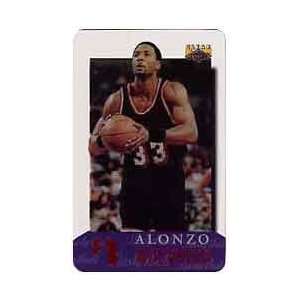 Collectible Phone Card Clear Assets 1996 $1. Alonzo Mourning (Card 