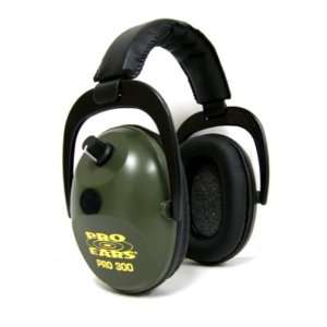 PRO EARS Pro 300 NRR 26, Green (P300 G Green) Sports 
