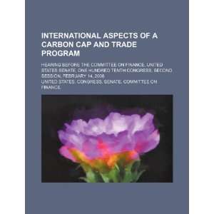  International aspects of a carbon cap and trade program 