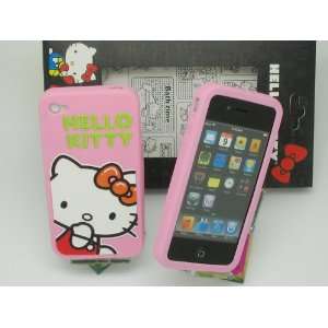  Hello Kitty Pink Soft Silicone Back Cover Case for Apple iPhone 