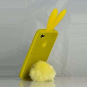  TPU Silicane Yellow Bunny Rabbit Rubber Case Cover for 