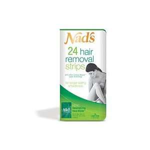  Nads Hair Removal Strips Face & Body 24 Strips Body 