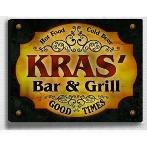  Krass Bar & Grill 14 x 11 Collectible Stretched 