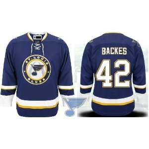 EDGE St. Louis Blues Authentic NHL Jerseys #42 David Backes Third Blue 
