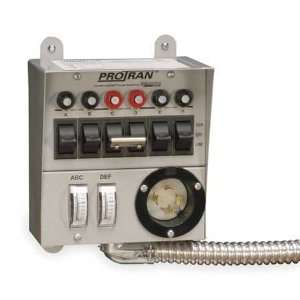   30216A Manual Indoor Transfer Switch,6 Circuits