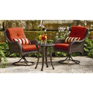  3 PIECE BISTRO SET ALL WEATHER WICKER BETTER HOMES AND 