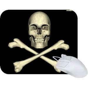 Rikki Knight Skull and Bones 3d Design Mouse Pad Mousepad   Ideal Gift 