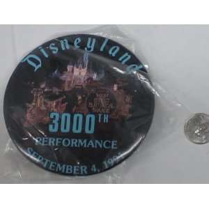   STREET ELECTRICAL PARADE 3000TH SHOW VINTAGE BUTTON 