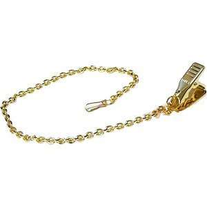  Universal 9 inch Gold Pager Chain, Alligator Clip Beauty