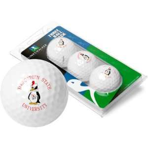  Youngstown State Penguins 3 Pack of Logo Golf Balls 