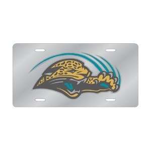  Jacksonville Jaguars Laser Cut Silver License Plate 
