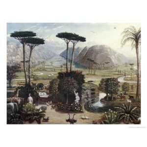  Garden of Eden Giclee Poster Print by Erastus Salisbury 