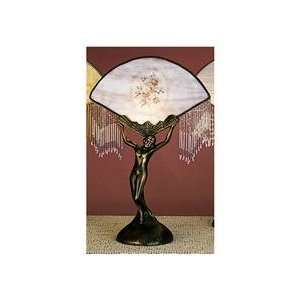  Meyda 31312 Fan Lady With Fringe Accent Lamp