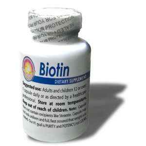  Biotin, 1mg, 50 capsules