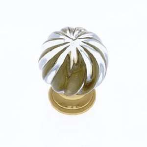  JVJHardware 32801 Classic 1.13 in. Clear Fluted Glass Knob 