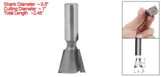 12mm Shank 25.4mm Cutting Dia Wood Dovetail Router Bit  