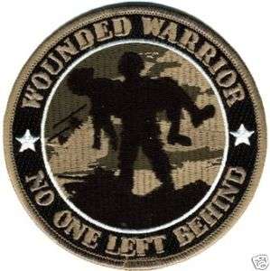 ARMY WOUNDED WARRIOR NO ONE LEFT BEHIND PATCH  