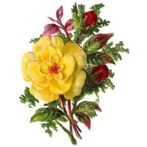  VICTORIAN DIE CUT FLOWERS 24 CROSS STITCH CHART
