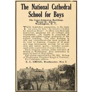   Cathedral St Albans School Al Gore   Original Print Ad