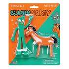 GUMBY & POKEY Bendable TV Cartoon Toy Figures Set 6