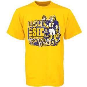  LSU Tigers Gold Youth 2007 SEC Conference Champions T 