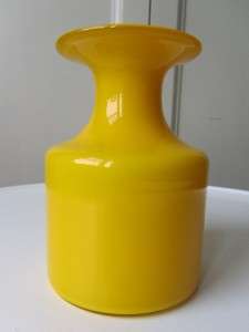 60s Retro Scandinavian Holmegaard Carnaby Cased Glass Vase   Pop Art 