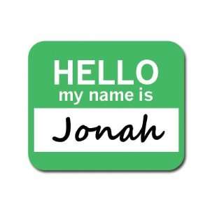  Jonah Hello My Name Is Mousepad Mouse Pad