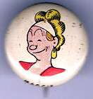 1946 SUPERMAN pin Kellloggs PEP button Premium pinback  