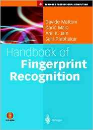 Handbook of Fingerprint Recognition, (0387954317), Davide Maltoni 