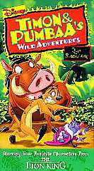 Timon and Pumbaas Wild Adventures   Quit Buggin Me VHS, 1996 