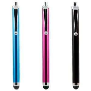 Purple, Black, Blue Touch Screen Stylus Pens for Apple iPad 2, iPad 3 
