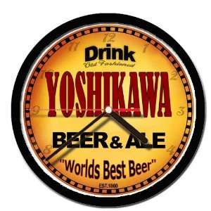  YOSHIKAWA beer and ale cerveza wall clock 