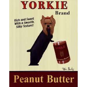 Yorkie Peanut Butter by Ken Bailey 22x28  Grocery 
