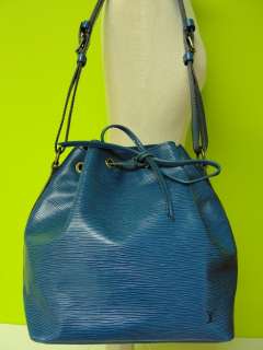 LOUIS VUITTON Epi Noe Petit Toledo Blue Handbag Shoulder bag 