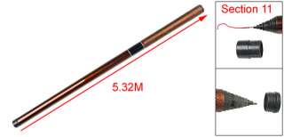 3m Portable 11 Sections Telescoping Fishing Rod Pole  