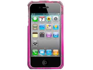 HOT PINK SILVER DIAMOND BLING CRYSTAL FACEPLATE CASE COVER APPLE 
