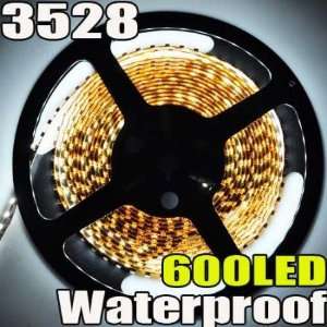  New 5 Meter / 16.4 Feet Waterproof White LED Strip 3528 