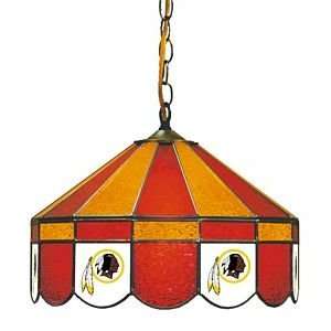   Redskins NFL 16 Stained Glass Pub Lamp   18 4016
