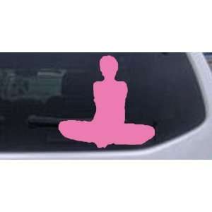  Yoga Pose Silhouettes Car Window Wall Laptop Decal Sticker 