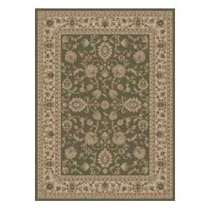  Tayse Kashmir Green 4075 Traditional 89 x 123 Area Rug 