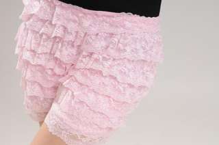 New Safety 8 Layers Lace Shorts Trousers Leggings Pants  