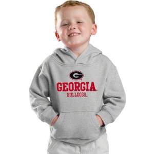  Georgia Bulldogs Kids 4 7 Grey Tackle Twill Hooded 