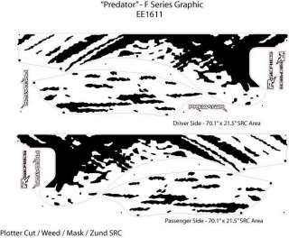 PREDATOR F 150 Stripes Decals 3M*Graphics 2010 2012 * Pro Grade Vinyl 