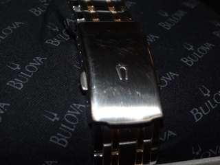 Bulova Bulova Mens Watch 98C60 Two Tone BM59 ◘•  
