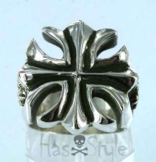 King Baby Studios GOTHIC Cross 925 Ring ANY SIZE  