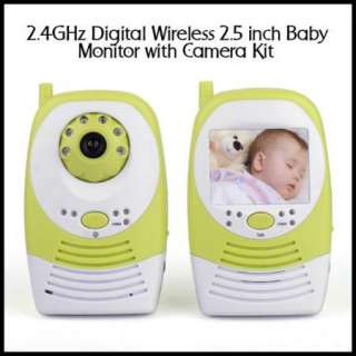 4GHz 2.5 WiFi Digital LCD Baby Monitor color video  