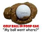 GOLF BALL IN DOG POOP Prank Joke Prop Trick Funny Golfe