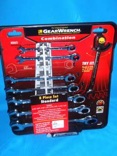   SAE 8pc Box Open End Wrench Combo Ratchet Spanner Socket 3/4 1/2 9/16