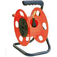   hand wind reel works with almost any single tap extension cord holds