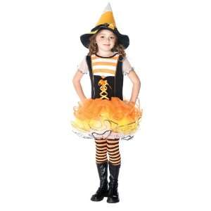  Girls Costume, 2pc. Candyland Witch, Includes Dress with 
